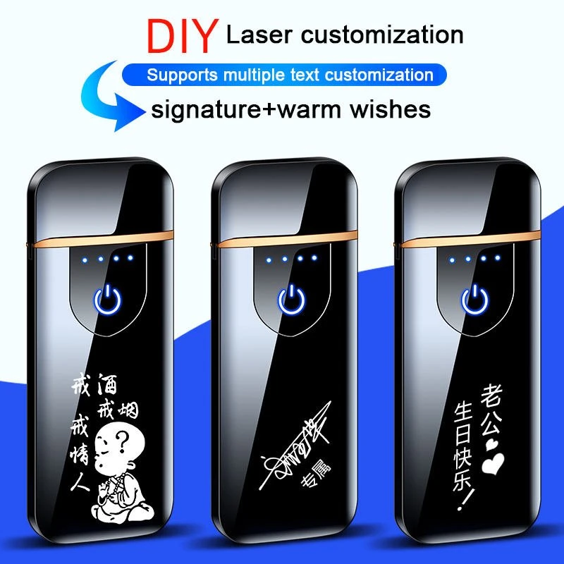 Metal Windproof USB Coil Lighter